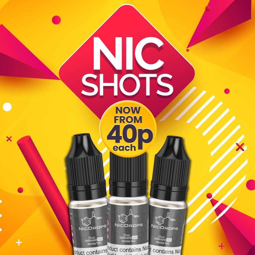 Ml Premium Salt Nic Shots Mg For E Liquids Diy E Liquids