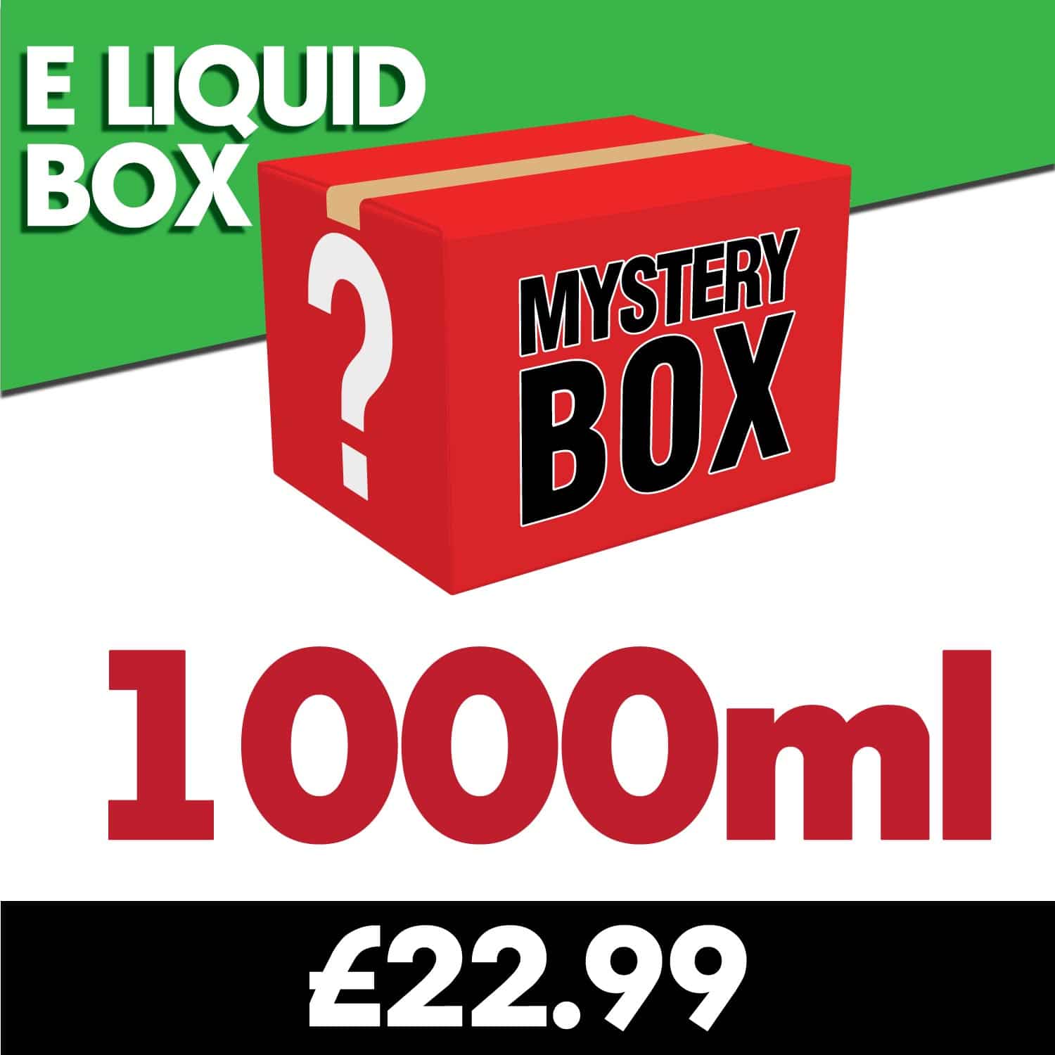 E-Liquid Vape Juice Mystery Box - 1000ml - DIY e-Liquids