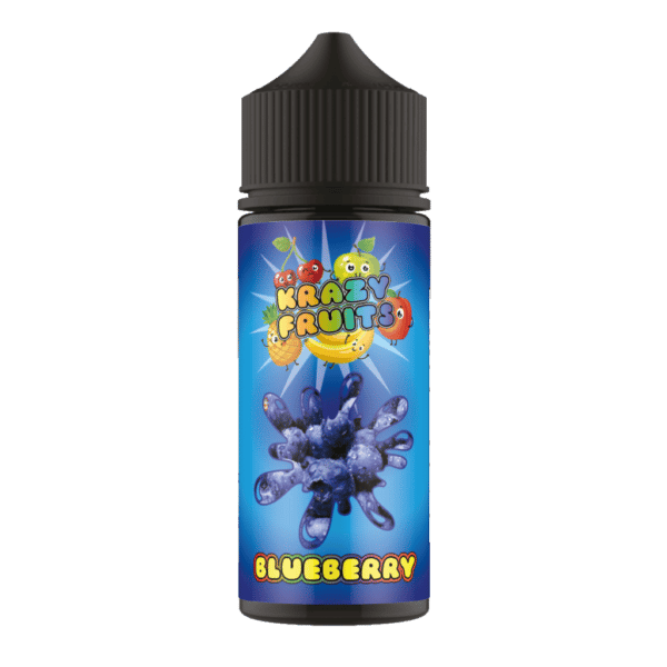 Blueberry Shortfill E-Liquid 100ml by Krazy Fruits