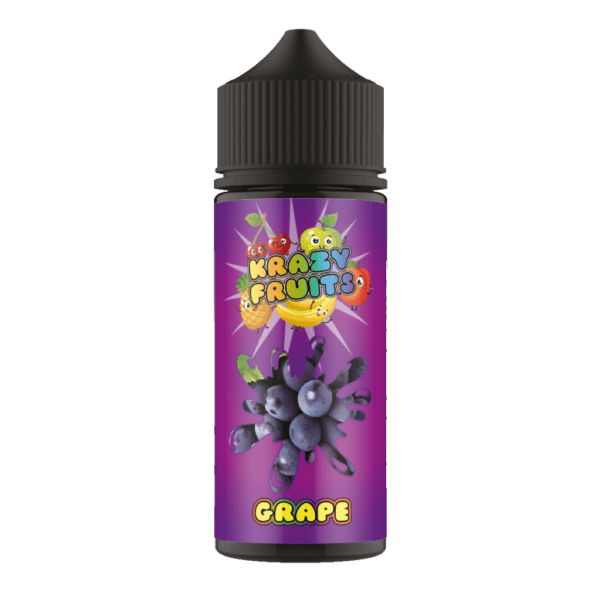 Grape Shortfill E-Liquid 100ml by Krazy Fruits