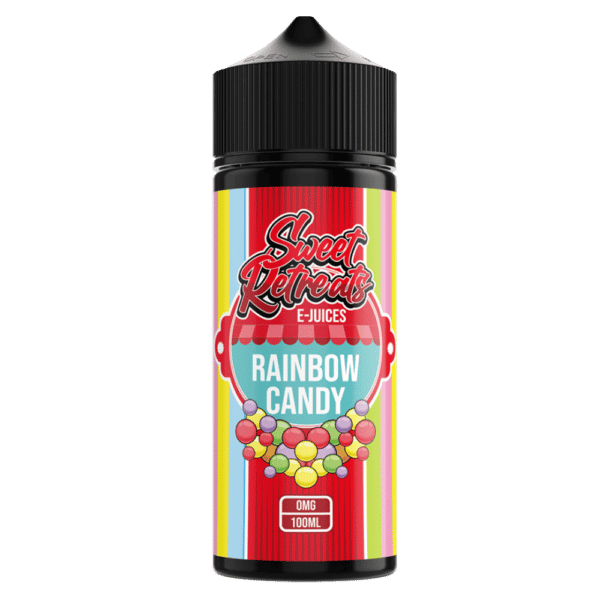Rainbow Candy Shortfill E-Liquid 100ml by Sweet Retreats