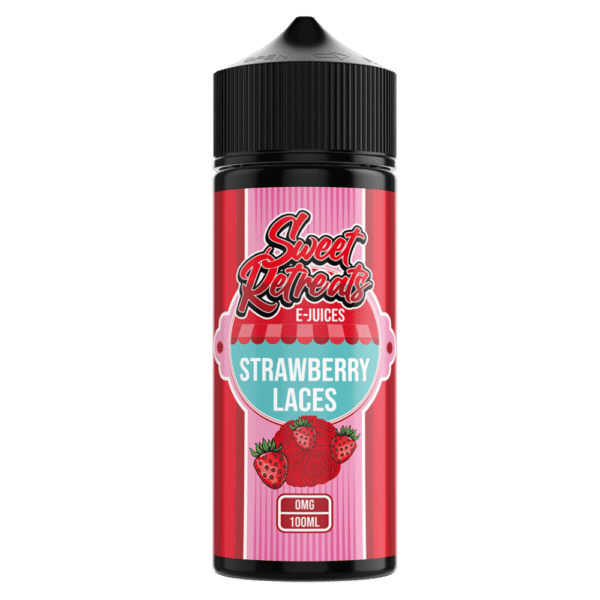 Strawberry Laces Shortfill E-Liquid 100ml by Sweet Retreats