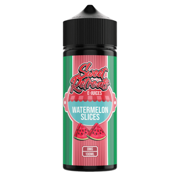 Watermelon Slices Shortfill E-Liquid 100ml by Sweet Retreats