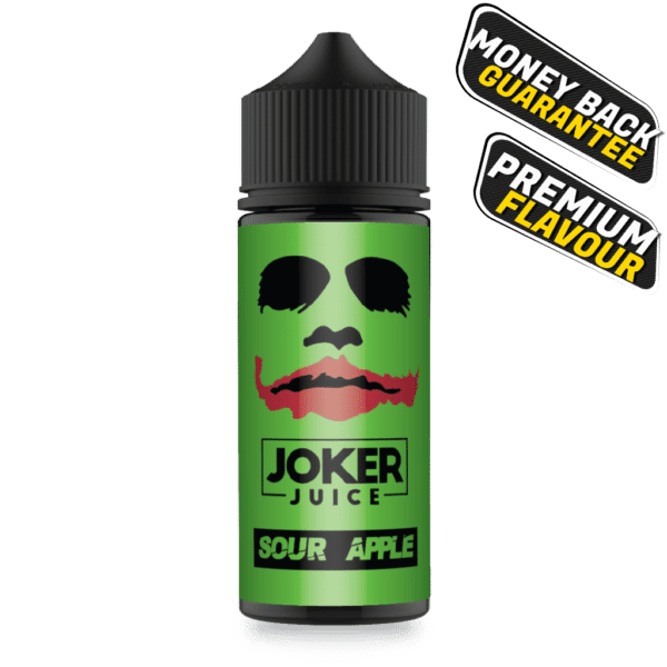 Sour Apple 50vg/50pg E-Liquid 100ml By Joker Juice