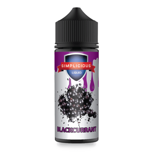 Blackcurrant 100ml Shortfill E-Liquid by Simplicious