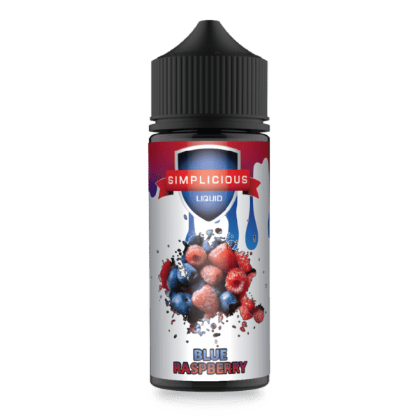 Blue Raspberry 100ml Shortfill E-Liquid by Simplicious