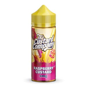 Raspberry Custard Shortfill E-Liquid 100ml by The Custard Company