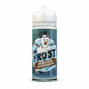 What you get with this E-liquid. Honeydew-Blackcurrant-Ice Shortfill 100ml E-Liquid by Dr-Frost 100ml of E-Liquid 0mg Nicotine 70% vg 30% pg blend Made in the UK Designed for Sub Ohm Vaping Favour Profile: Honeydew Blackcurrant Ice Add 2 x 10ml 18mg nic shots to produces 3mg of nicotine Strength in a 100ml bottle of E-Liquid