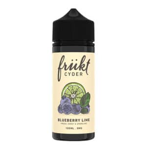 Blueberry Lime 100ml Shortfill E-liquids By Frukt Cyder