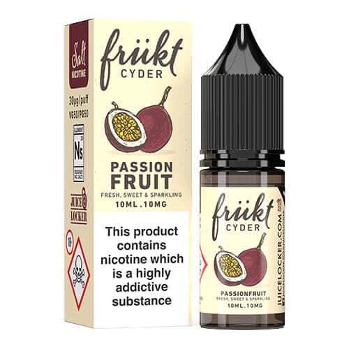 Passion Fruit Nic Salt E-Liquid by Frukt Cyder