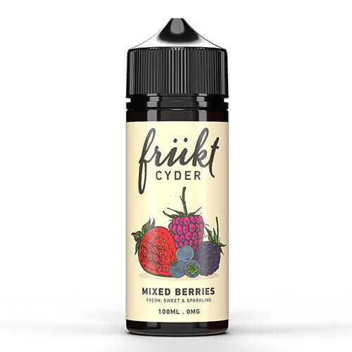 Mixed Berries 100ml Shortfill E-liquids By Frukt Cyder