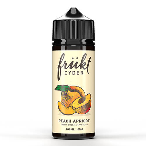 Peach Apricot 100ml Shortfill E-liquids By Frukt Cyder