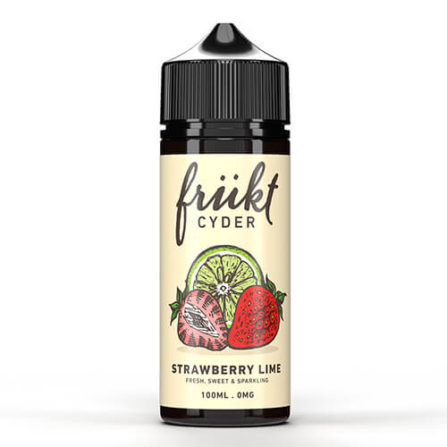 Strawberry Lime 100ml Shortfill E-liquids By Frukt Cyder