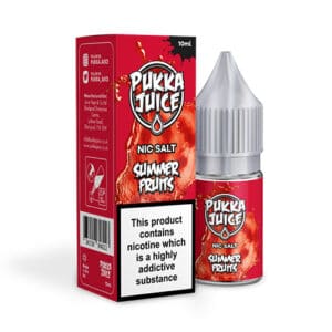 Summer Fruits Nic Salt E-Liquid by Pukka Juice