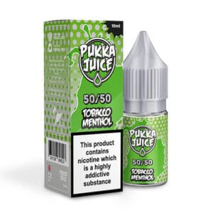 Tobacco Menthol 10ml E-Liquid By Pukka Juice
