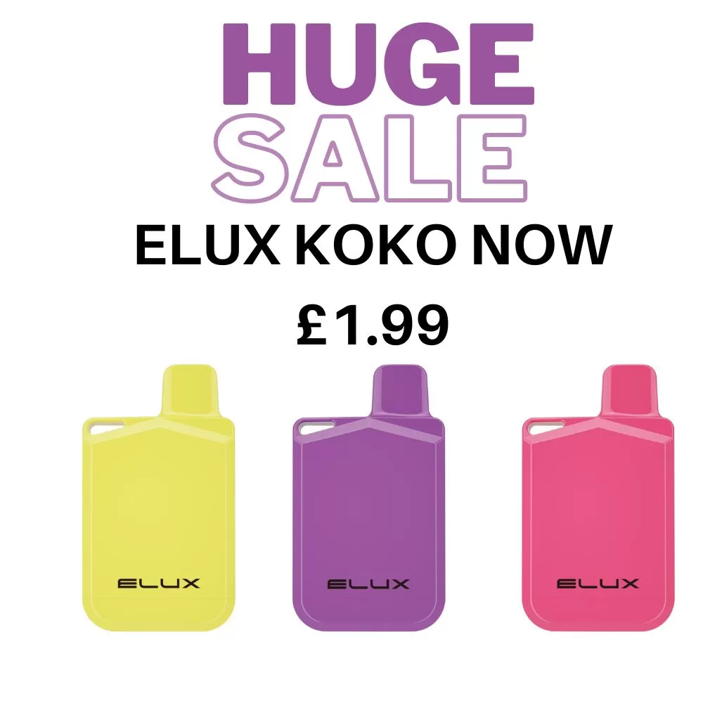 ELux Koko Disposable Vape Clearance sale £1.99 each