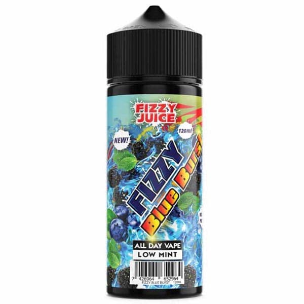 Blue Burst 100ml Shortfill E-liquids By Fizzy Juice
