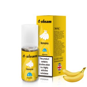 Banana 10ml E-Liquid By A Steam BOX of 10