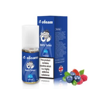 Berry Tunes 10ml E-Liquid By A Steam BOX of 10