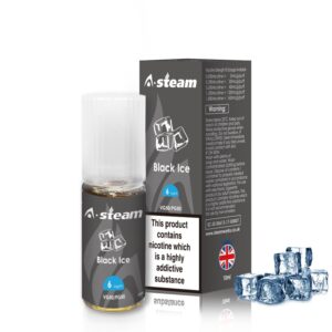 Black Ice 10ml E-Liquid By A Steam BOX of 10