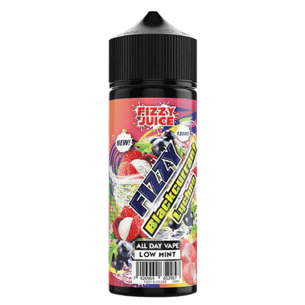 Blackcurrant Lychee 100ml Shortfill E-liquids By Fizzy Juice