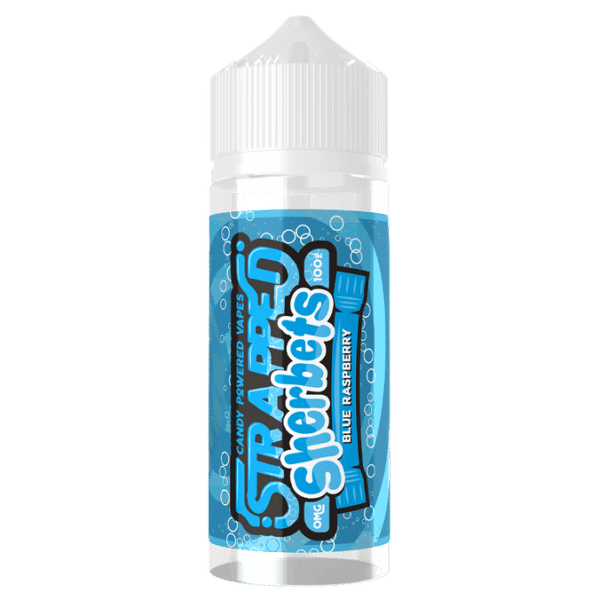 Sherbets Blue Raspberry 100ml Shortfill E-Liquid By Strapped