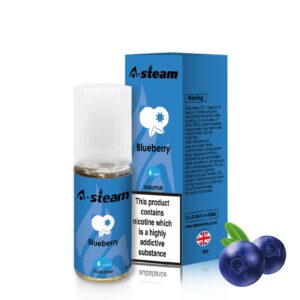 Blueberry 10ml E-Liquid By A Steam BOX of 10