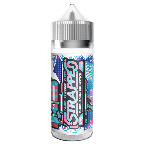 Bubblegum Drumstick On Ice 100ml Shortfill E-Liquid By Strapped