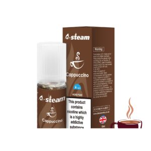 Cappuccino 10ml E-Liquid By A Steam BOX of 10