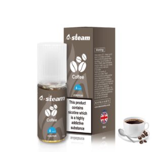 Coffee 10ml E-Liquid By A Steam BOX of 10