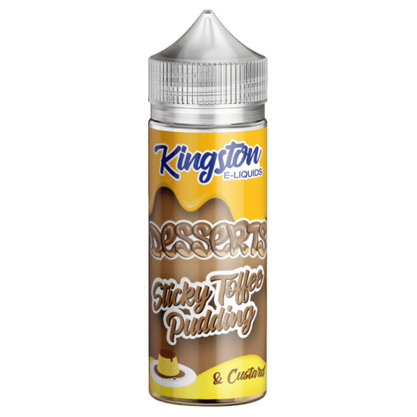 Desserts Sticky Toffee Pudding 100ml Shortfill E Liquid By kingston