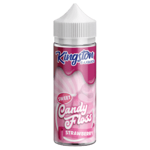 Floss Candy Strawberry 100ml Shortfill E Liquid By kingston