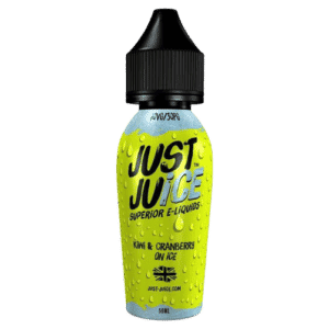 Kiwi & Cranberry Ice 50ml Shortfill E-Liquid by Just Juice