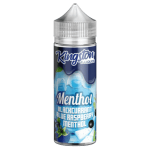 Blackcurrant Blue Raspberry Menthol Shortfill E-Liquid 100ml by Kingston