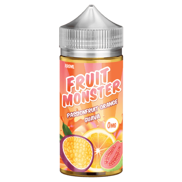 Passionfruit Orange Guava Shortfill E-Liquid 100ml by Jam Monster