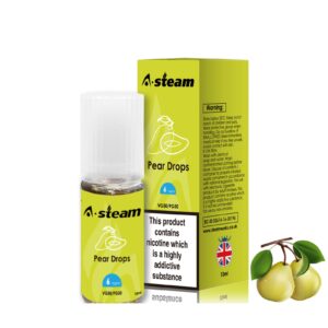Pear Drops 10ml E-Liquid By A Steam BOX of 10