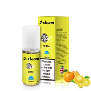 Skittlez 10ml E-Liquid By A Steam BOX of 10
