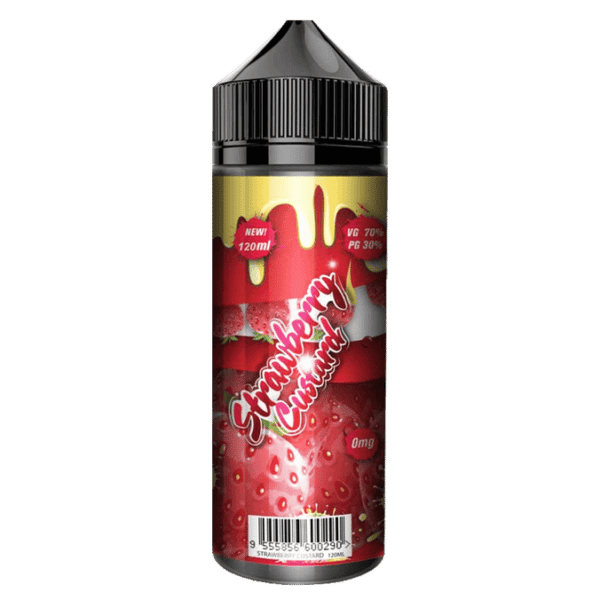 Strawberry Custard 100ml Shortfill E-liquids By Fizzy Juice