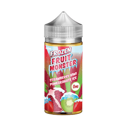 Strawberry-Kiwi-Pomegranate Ice Shortfill E-Liquid 100ml by Jam Monster