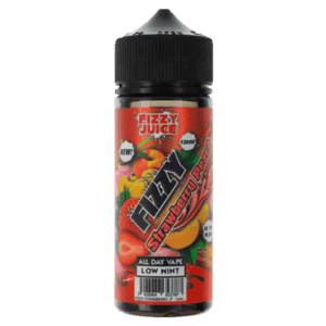 Strawberry Peach 100ml Shortfill E-liquids By Fizzy Juice