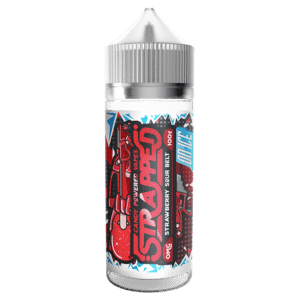 Strawberry Sour Belt On Ice 100ml Shortfill E-Liquid By Strapped