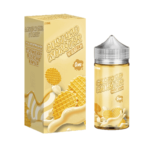 Vanilla Custard Shortfill E-Liquid 100ml by Jam Monster