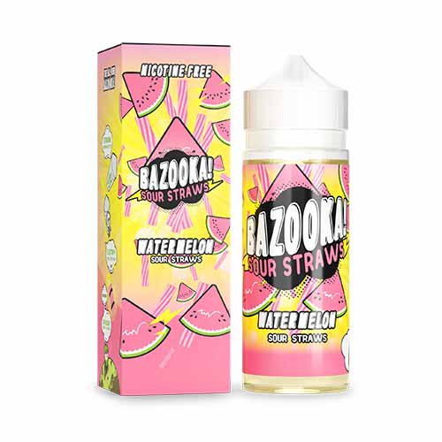 Bazooka Watermelon Sour Straws Shortfill E Liquid