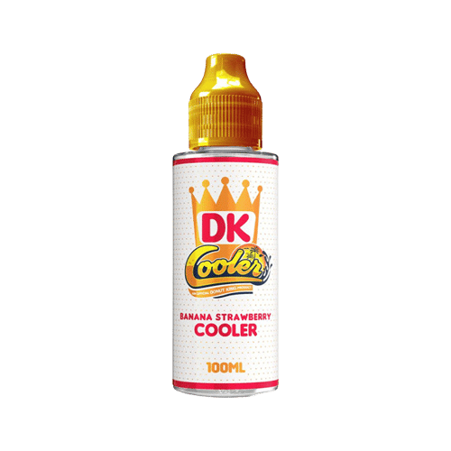Banana Strawberry Cooler Shortfill E-Liquid 100ml by Donut King
