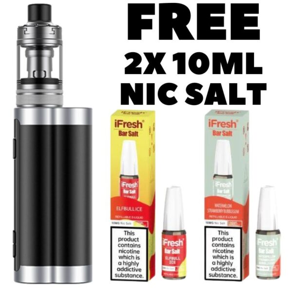 Aspire Zelos X Kit 80 Watt - 2 Free Nic Salts