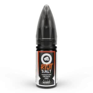 Orange Nic Salt E liquid Black Edition by Riot Salts
