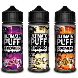 Ultimate Puff Cookies Range 100ml Shortfill E Liquid