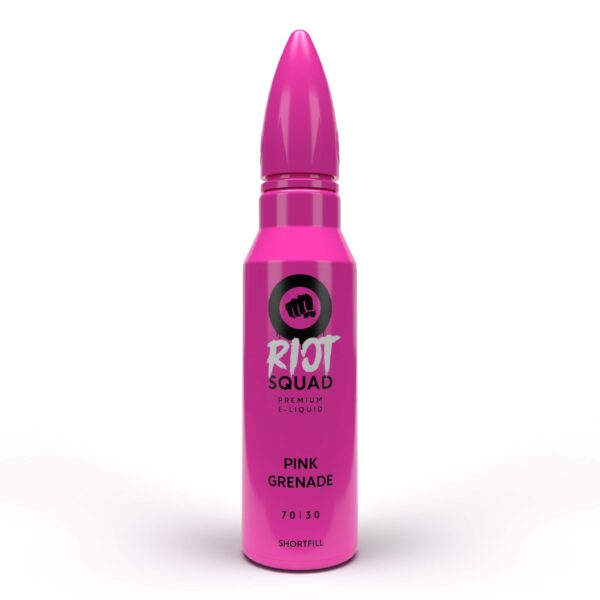 Pink Grenade 50ml Shortfill E-Liquid by Riot Squad