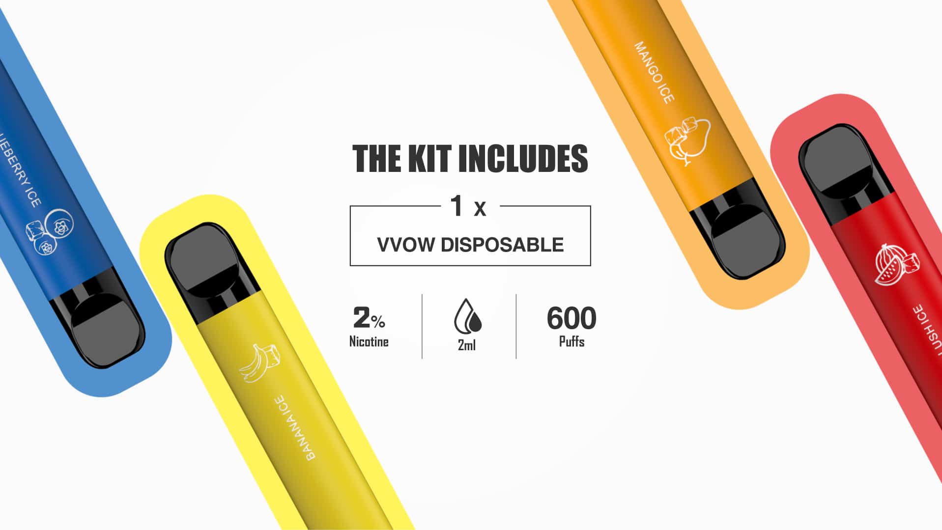SMOK-VVOW Disposable Vape Kit 600 Puff