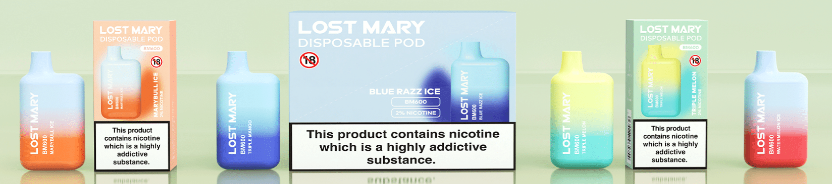 Lost Mary BM600 Disposable Vape Kit- in the box